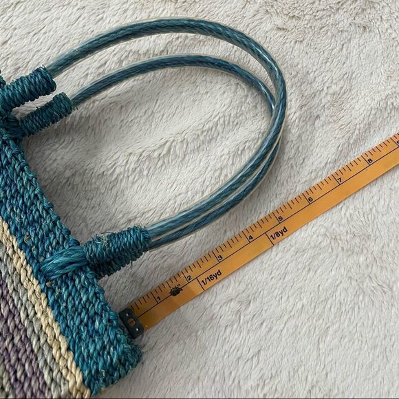 𝅺summer Tompkins Colorful Straw Bag - Picture 11 of 13